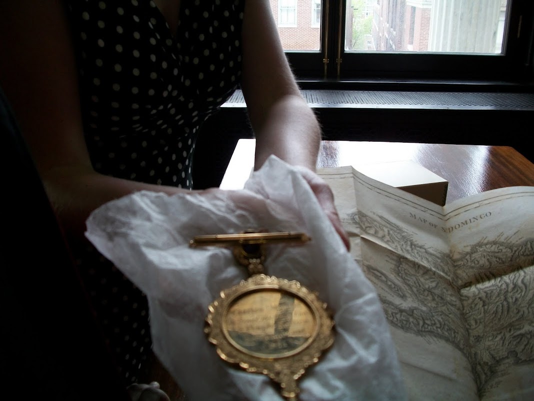 Charles Sumner Medal Shown@ State House April Trip